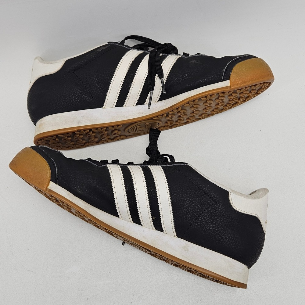 Adidas Samoa Mens Black White Gum Sole C77038 Size 10 Low Top Retro year 2015 - Picture 3 of 13